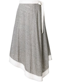 Loewe юбка-миди с запахом