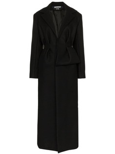 Jacquemus длинное пальто Le manteau Aissa
