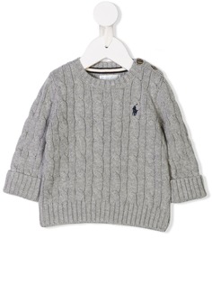 Ralph Lauren Kids джемпер с контрастным логотипом