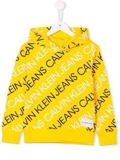 Calvin Klein Kids толстовка с капюшоном и логотипом