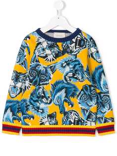 Gucci Kids толстовка с принтом