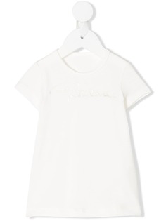 Roberto Cavalli Junior платье-футболка с принтом логотипа