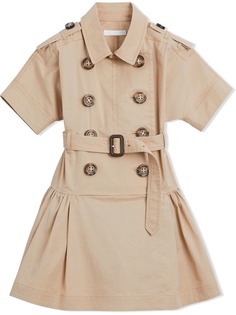 Burberry Kids расклешенное платье