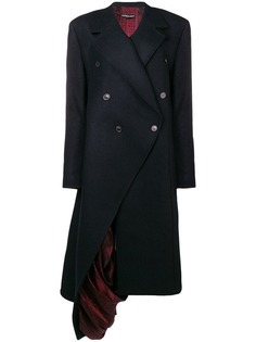 Y / Project асимметричное пальто с подкладкой