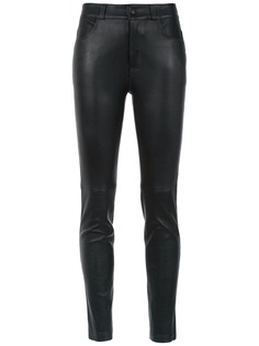 Martha Medeiros leather skinny trousers