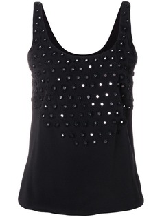 Saint Laurent топ аппликацией из маленьких зеркал