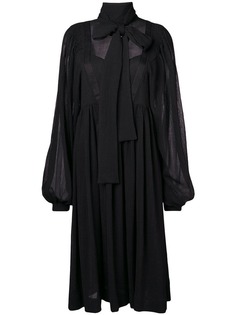 Rochas платье-мини с бантом