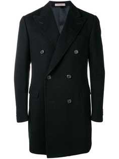 Corneliani классическое пальто на пуговицах