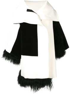 Gianluca Capannolo пальто с отделкой из искусственного меха