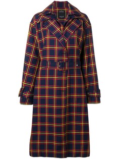 Rokh тренч в клетку тартан