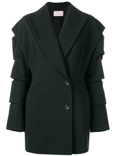 Christopher Kane пальто с разрезами на рукавах
