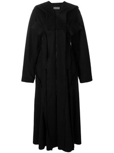 Yohji Yamamoto расклешенное пальто миди