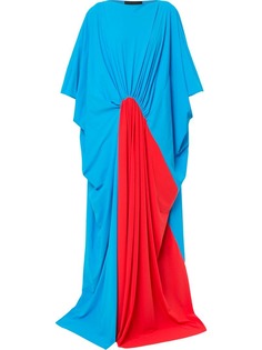 Greta Constantine двухцветное платье макси со сборкой