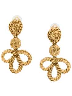 Yves Saint Laurent Vintage серьги Torsade Bow