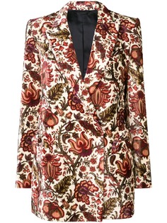 Blazé Milano двубортный блейзер с цветочным узором