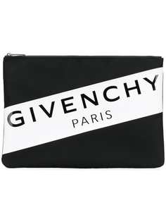 Givenchy клатч с полосой с логотипом