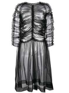 Molly Goddard тюлевое платье с присборенной отделкой