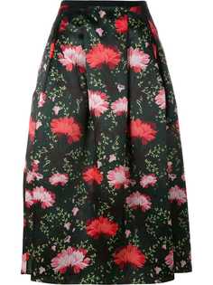 Erdem юбка с цветочным принтом