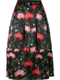 Erdem юбка с цветочным принтом