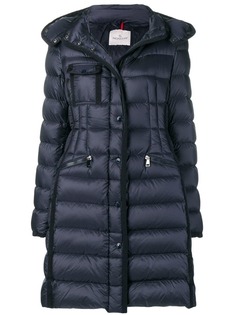 Moncler пуховое пальто свободного кроя