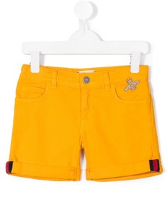 Gucci Kids шорты с вышивкой