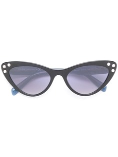 Miu Miu солнцезащитные очки с логотипом