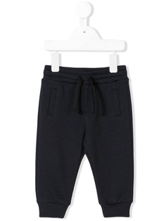 Dolce & Gabbana Kids спортивные брюки с присборенными манжетами