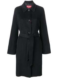 Max Mara Studio однобортное пальто с поясом