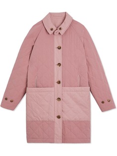 Burberry Kids двухстороннее габардиновое пальто