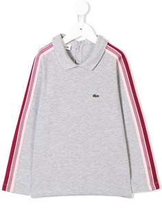 Lacoste Kids рубашка-поло с полосками