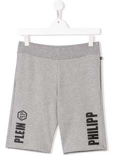 Philipp Plein Junior повседневные шорты с принтом логотипа