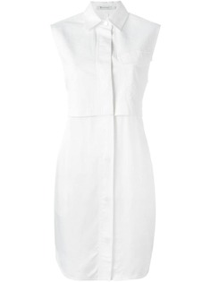 T By Alexander Wang платье-рубашка с панельным дизайном