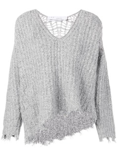 Iro асимметричный джемпер с V-образным вырезом