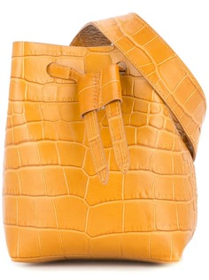 Nanushka сумка на пояс с эффектом крокодиловой кожи