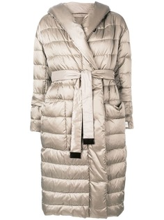 S Max Mara дутое пальто миди с капюшоном