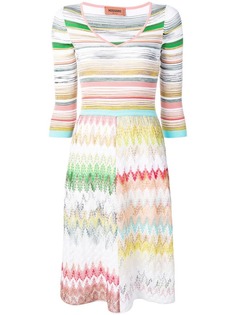 Missoni трикотажное платье миди