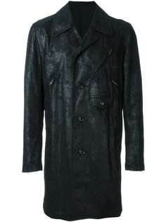Comme Des Garçons Vintage пальто с потертой отделкой