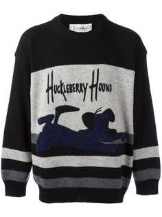 Jc De Castelbajac Vintage джемпер с принтом на тему мульфильма Huckleberry Hound