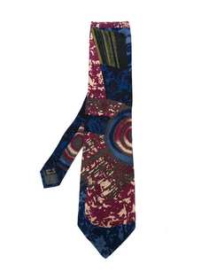 Claude Montana Vintage галстук с абстрактным принтом