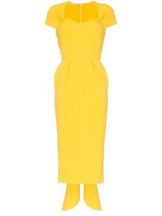 Stella McCartney платье миди Amal с рукавами-кап
