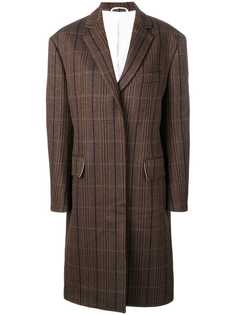 Calvin Klein 205W39nyc твидовое пальто в стиле оверсайз
