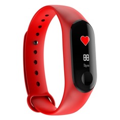 Смарт-браслет SMARTERRA FitMaster Color, 0.96&quot;, черный / красный [smft-c01r]