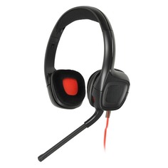 Наушники с микрофоном PLANTRONICS Gamecom 318, накладные, черный [201250-05]