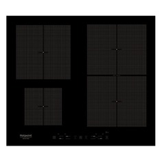 Индукционная варочная панель HOTPOINT-ARISTON KIT 641 F B, индукционная, независимая, черный