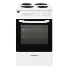 Электрическая плита BEKO CSS 46100 GW, эмаль, белый