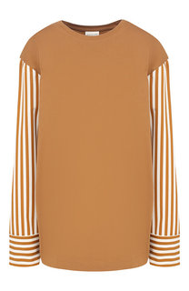 Хлопковый пуловер Dries Van Noten