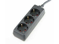 Удлинитель Schwabe 3 Sockets 3m Black 11332AS