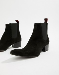 Черные замшевые ботинки Jeffery West Sylvian - Черный