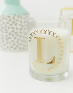 Свеча с ароматом клементина и зеленого чая Candlelight - Белый