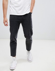 Серые вельветовые брюки прямого кроя Celio - Серый